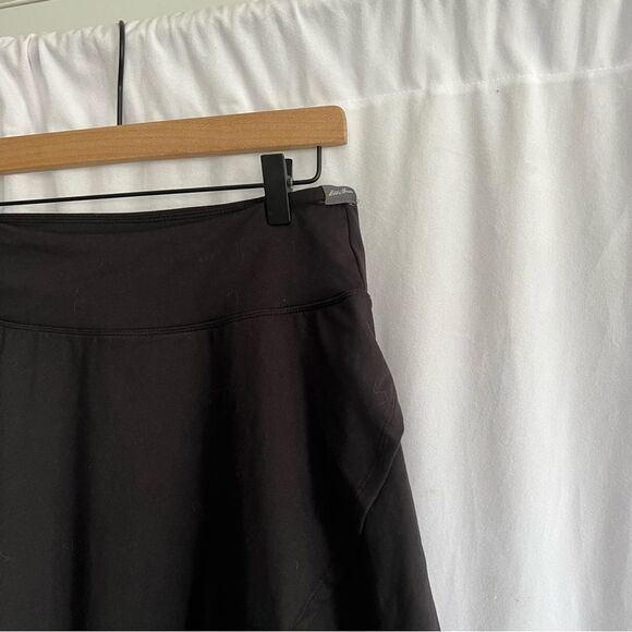 Eddie Bauer Kacey Faux Wrap Athletic Mini Skirt Black Color Size Small - Picture 2 of 6